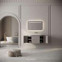 Belgravia II Vanity Unit & Stone Basin 1000mm Sabbia Grigio Oak